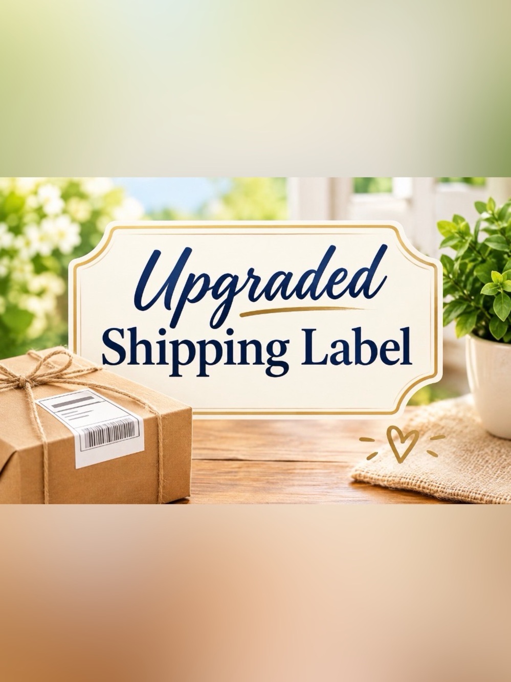 Upgraded Shipping Label